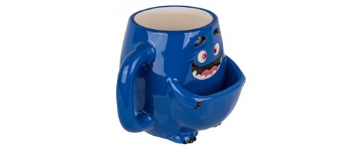 Керамична чаша Cokie Cuddler blue Monster 400 мл снимка #0