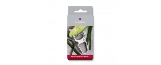 Универсална белачка Victorinox RAPID Peeler с гладко острие, бяла снимка #2