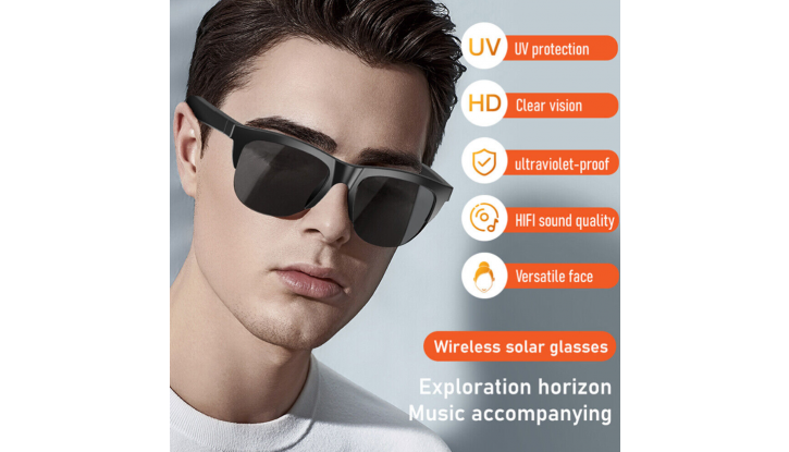 Слънчеви очила с вградени слушалки снимка #5