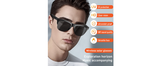 Слънчеви очила с вградени слушалки снимка #5